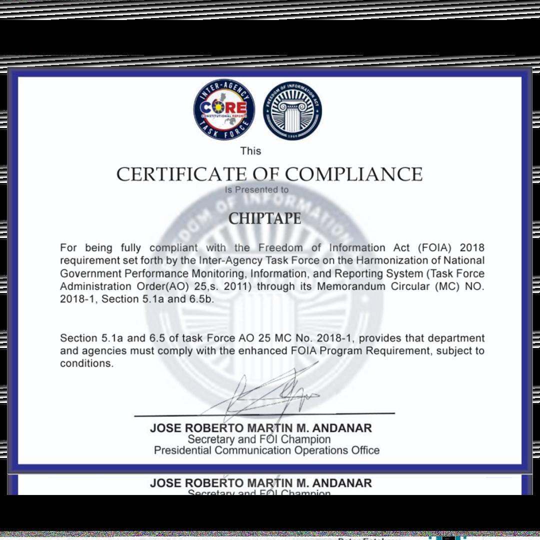 Certificate Placeholder